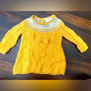 Cynthia Rowley cable knit sweater dress 0-3m